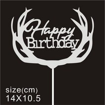 골드 실버 10 개/가방 영어 생일 축하 케이크 토퍼 생일 파티 장식 베이킹 DIY 액세서리, 12 007 - 10pcs