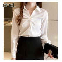 [드넬] 소프트트위스트블라우스DWB24247A