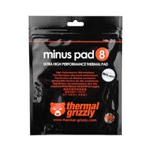 Thermal Grizzly minus pad8 120x20 2장 (0.5mm) CPU쿨러, 선택없음