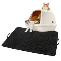 Bebeibon 고양이 벌집 모래 매트 검은색 60cmX45cm