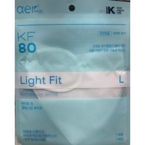 아에르 마스크 KF80 소형 중형(라이트핏) KF 94대형(스탠다드핏) 공기청정기 필터 제조회사 의약외품 식약처허가, KF80 대형