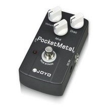 이펙터 일렉기타 베이스 JOYO JF-35 포켓 메탈 디스토션 일렉트릭 기타 이펙트 페달 드라이브 미드 톤 트루 바이 패스 기타베이스 액세서리, CHINA