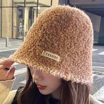 데이즈원 여성 학생 벙거지 모자 여자 버킷햇 방한 니트 모자