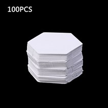 패치 워크 용지 용 100PCS 육각 템플릿 퀼팅 재봉 공예 DIY 6 크기, 16mm.