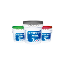 슁글 외벽 옥상 다용도 탄성 방수제 4kg CMW-77 수용성 탄성도막 방수제(붓+장갑), 회색4kg