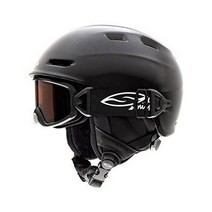 스노우보드헬멧고글일체형 스미스 Combo Galaxy Cosmos 스노우보드 스키 Yh Kids(fit 48-53cm), Black Smith Helmet Goggles, Small (fits 48-53cm)