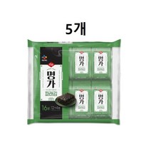 CJ 제일제당 명가김 파래김, 64g, 5개