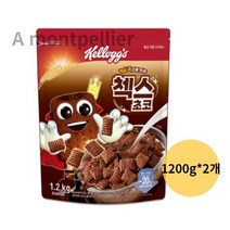켈로그 오곡으로 만든 첵스 초코 시리얼, 2400g, 40개