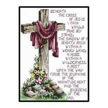 DIY 보석십자수 십자가 종교 전체수 취미생활 20060541, 십자가_55*70cm