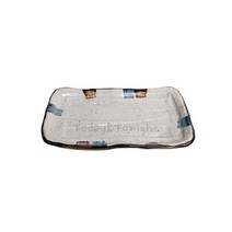 KI ATT 일본 수입 도자기 생선접시 초밥 김밥 스끼다시 샐러드 과일 접시 한식 일식 플레이트 DP69325V3747, [AT]일제273 - 생선접시