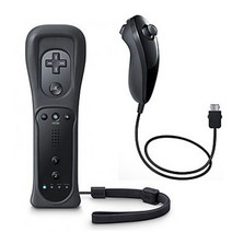 닌텐도 Wii U 공식 Wiimote 리모컨 진동 모터 내장, BLACK