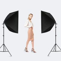 사진 촬영 방송 조명 1인방송장비 라이브 사진 촬영 용품, 2pcs, A-200w 3색조절가능 라이트 +2m거치대