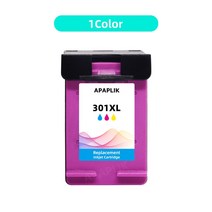잉크 카트리지 프린터 재생 APAPLIK HP301 용 301 XL HP 데스크젯 ENVY 오피스젯 1000 1010 1050 1050A 2050 2050A 2540 4500, 3.1 Pcs 색상