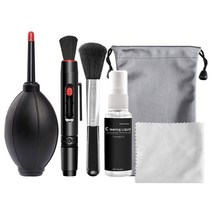 6 in 1 카메라 청소 키트 공기 송풍기 렌즈 청소 펜을 포함한 휴대용 보관 가방이있는 전문 DSLR 렌즈 청소 도구