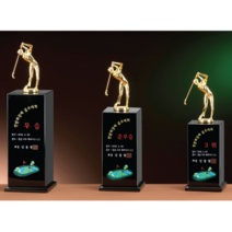 크리스탈 트로피 GM0429 골프대회 우승패 싱글패, GM0430 중