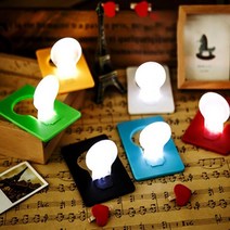 벌떡 LED 전구 휴대용 카드 라이트 조명 릴렉스 미니등 아기방 감성 파티 분위기 인테리어 안방