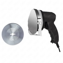 식품교반충진기 KS100E Rotisserie 상업용 전기 터키 도너 케밥 커터 나이프 Shawarma Gyros Slicer Machin, 02 Black-Round Blade_03 UK