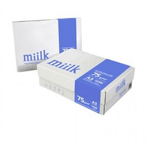 한국제지 밀크복사용지 A3 (75g) 1BOX 1250매, 상세페이지 참조