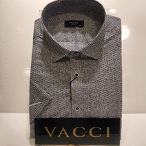 바찌 남성여름반팔 슬림핏구김없는셔커 지지미면35%혼방그레이투톤셔츠VD1L2CS907N