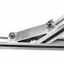 135 도 코너 앵글 브래킷 연결 조인트 알루미늄 프로파일 2020 3030 4040 4545 60 20 시리즈 은색 또는 검, 04 3060-Black-1PCS