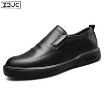 Z3JC 남성 소가죽 비즈니스 캐주얼 멀티 스트랩 구두