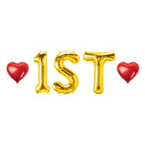 1ST 풍선 하트 이벤트 세트, 02.골드 1ST