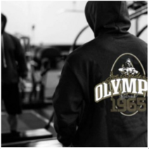 올림피아 남성 오버핏 맨투맨 헬스 스포츠 후드티 헬창 몸짱 OLYMPIA