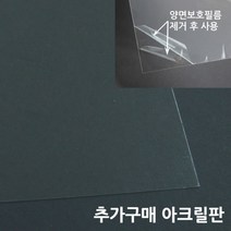 아트홀릭 보석십자수 전용 액자 AT-307 월넛, 02.아크릴판(구성품) 40X50cm