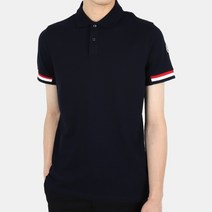 디몬트 22 S/S 몽클레어 남성 소매 와펜 삼선라인 반팔(네이비) 8A00023 899P0 77X