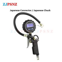 자동 타이어 압력 게이지 압력건 타입 016Bar0220Psi공기 압축기 오토바이 SU 팽창기 펌프 수리 도구 자동차 부품 호환, 08 JP Digital Display