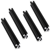 4pcs 블랙 100-800mm 2020 cnc 레이저 조각 기계 3d 프린터 카메라 슬라이더 가구에 대 한 알루미늄 프로필 압출 프레임, 협력사, 250mm