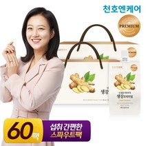 [천호엔케어] 국산 생강즙 프리미엄 80ml 30개입 2박스/천호식품 생강차, 1세트