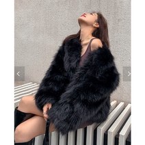 페이크 퍼 쟈켓