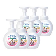 아이깨끗해 핸드워시 용기형 상큼한 레몬향, 250ml, 6개