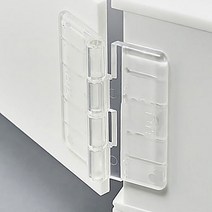 미니 접이식 나비 경첩 수납장 이지 pc 투명 소형 아크릴 책상 플라스틱경첩 2P, 2개입