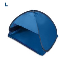 스카이어닝 캐노피 천막 테라스 썬룸 차양막 휴대용 야외 해변 방풍 캐노피 그늘막 전화 홀더 포함 여행, 02 Blue L