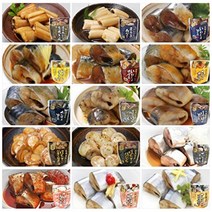 레토르 식품 생선 반찬 15종 저장용 지퍼 봉투 상온 보관 일본산