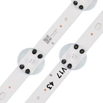 4pcs led 백 lg 43uj6510 43lj622v 43uj675v 43uj655v 43uj670v 43uj651v 43lv340c 43lj610v v17 43 art3, 없음