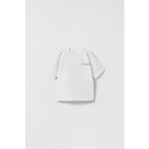 자라 ZARA 키즈 텍스트 티셔츠 - 화이트 베이비 230054236