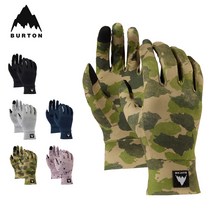 버튼 BURTON 스키 스노우보드 이너장갑 스마트폰 터치 Touchscreen 라이너, Dress Blue