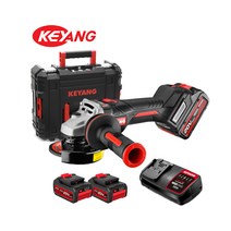 계양 DG20BLH-100SV 충전그라인더 20V 5.0AH 2팩 4인치 BL모터 3단속도조절, 2개