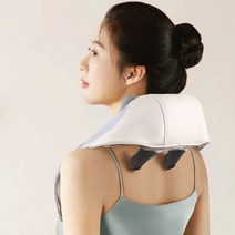 SUOSER 가정용 목 어깨 마사지기 승모근 경추 안마기 온열 다기능 마사지, YC-369B(무선사용)