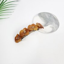 프랑스핀 파스텔톤 큐빅 플라워 10 cm 전체묶음 반묶음 자동핀