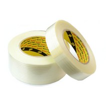 3M 25mm 필라멘트 유리섬유 테이프 보양 투명 테잎 파이프 나무 박스 운반 보관 고정용