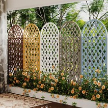 pvc래티스 고급형 원목 방부 래티스 담장 라티스 방부목 휀스 목재 울타리, 60x150 블루