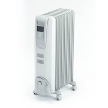 [Amazon.co.jp 한정] 데론기(DeLonghi) 디지털 라디안트 오일 히터 [8~10 다다미용] 제로풍 난방 KHD410812-GC 화이트×라이트 그레이