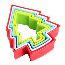 Decdeal 3D 입체 플라스틱 컬러 비스킷 금형, 유형 4