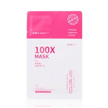 [컬러랩스][AK수원점][컬러랩스] 화이트태닝 100X 마스크팩 1매, 단품, 색상:단일상품|사이즈:Free