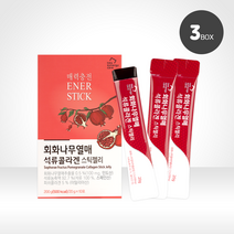 회화나무열매 석류콜라겐 젤리 스틱 회화나무 열매추출물 소포리코사이드 석류즙 석류농축액 식물성 에스트로겐 엘라그산 먹는콜라겐 중년 여성 건강 이너뷰티 효능, 6박스60포