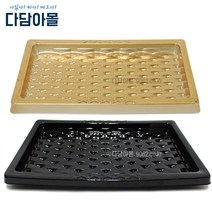 등채반 등바구니(낮음) 금/검 2/3/4호 정육용품 포장, 검정4호